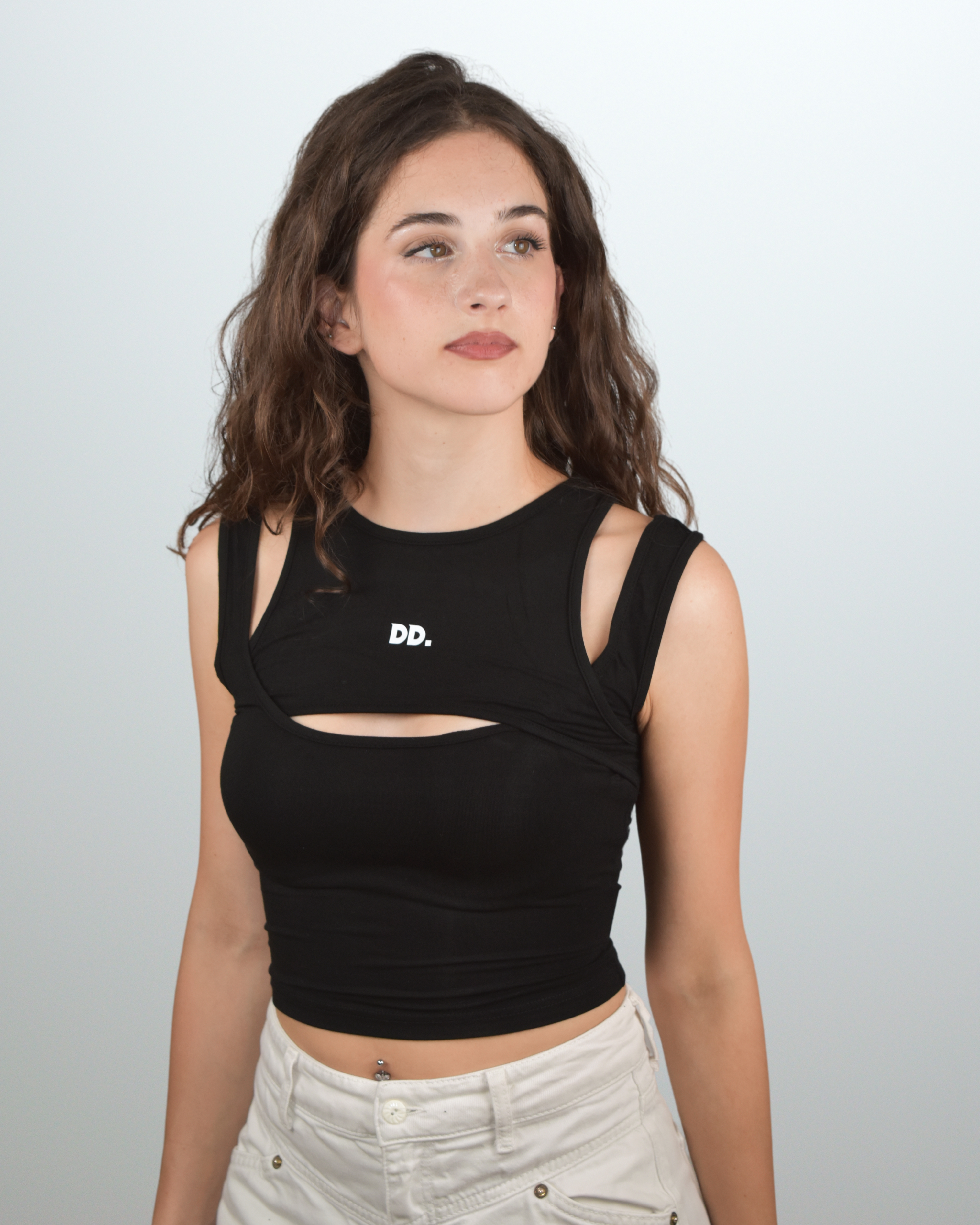 Crop Top Donna Circle